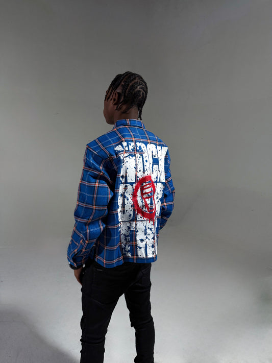 Blue flannel