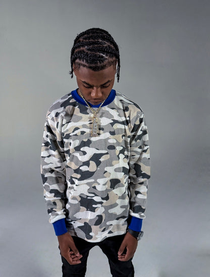 Blue Camo thermal